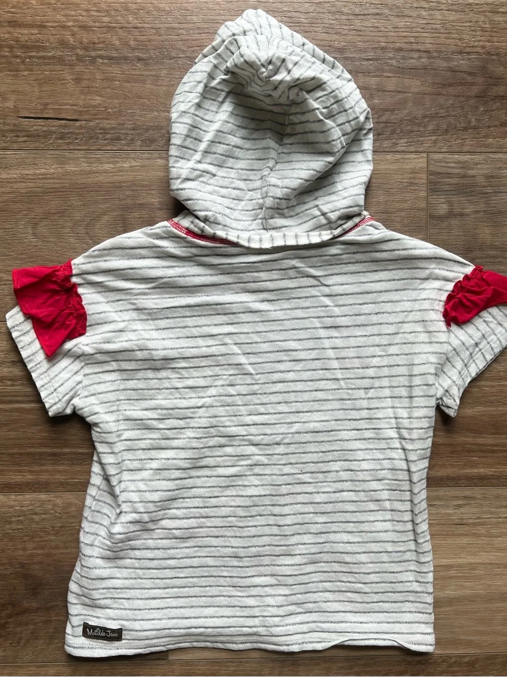 Matilda Jane Shorts and Striped Hoodie Set Girls sizes 8/10